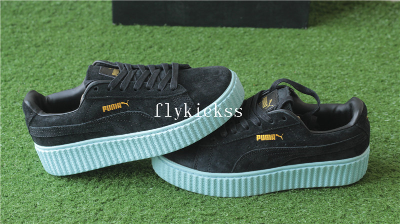 Puma Fenty Rihanna Creeper Low Black Light Blue Gum